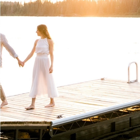 Wilfred white crop top with tie back XXS - Picture 2 of 5